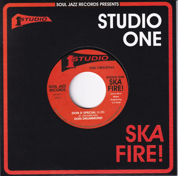 VA ‎– Studio One Ska Fire! - Soul Jazz Records- 5 x 7inch Boxset