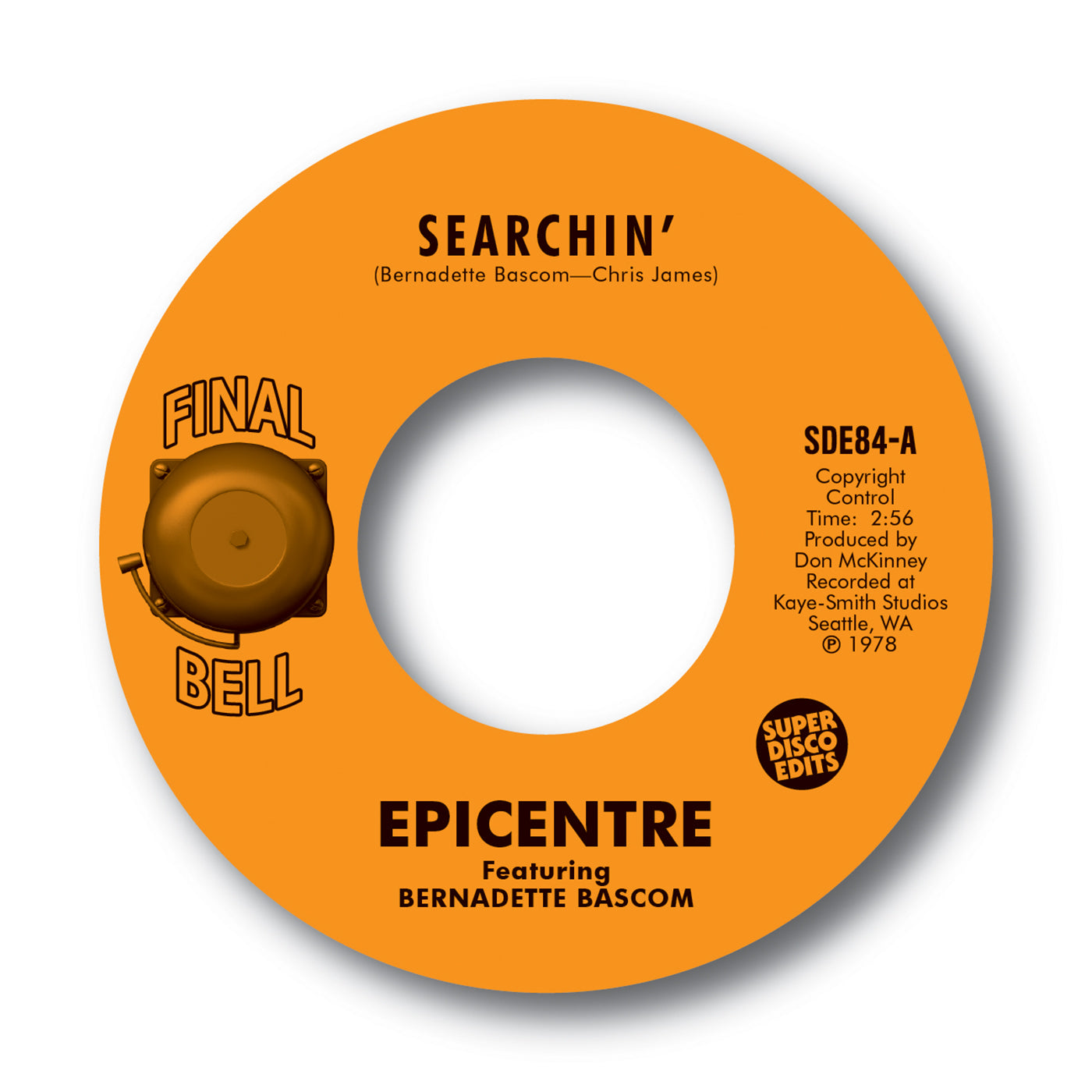 Pre Order - Epicentre Feat Bernadette Bascom - Searchin / Tongue Tied - SUPER DISCO EDITS - 7"
