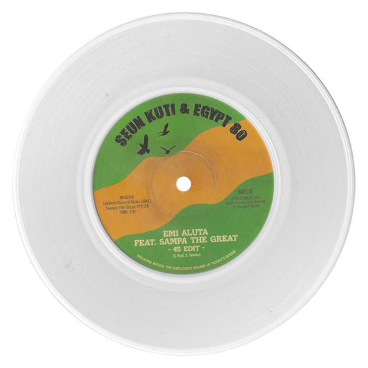 Pre Order - Seun Kuti & Sampa The Great - Emi Aluta (Zamrock Remix) - 7" CLEAR - Last 5