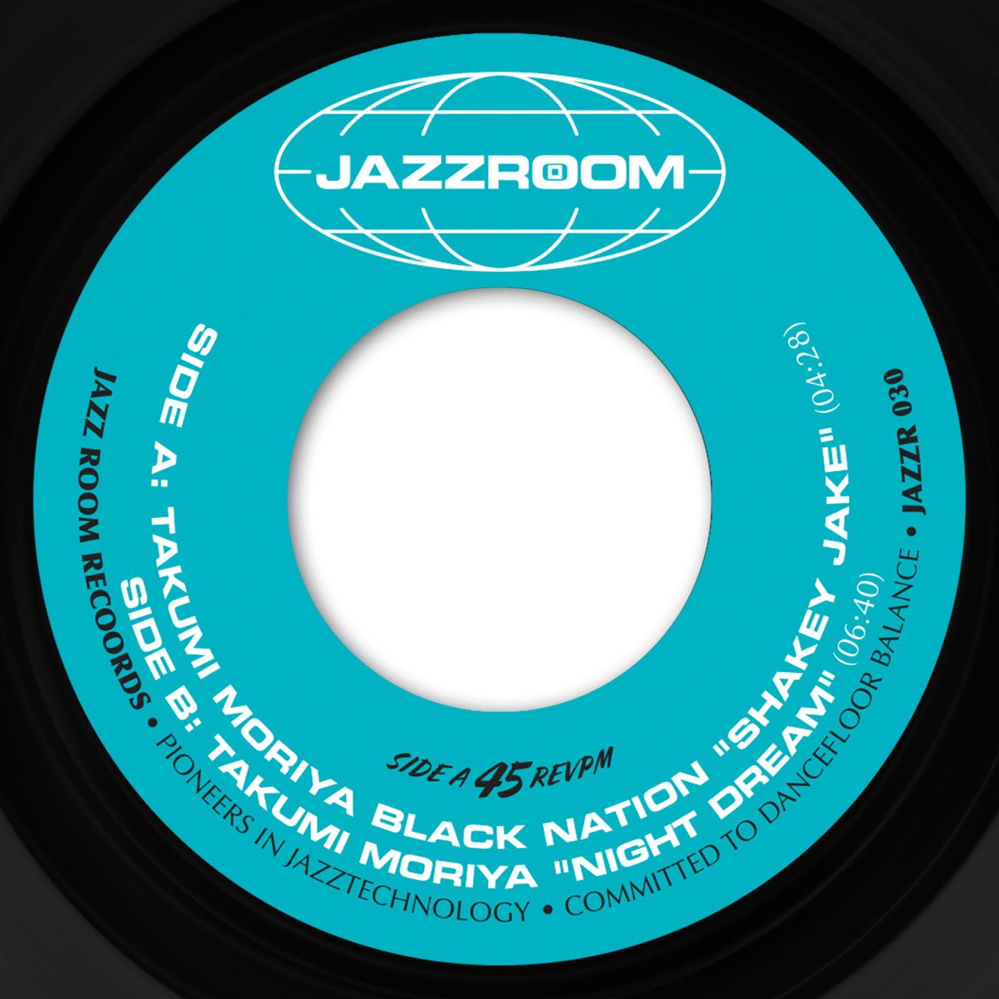 Skakey Jake - Takumi Moriya - Black Nation - Jazz Room Records - 7" Last 1
