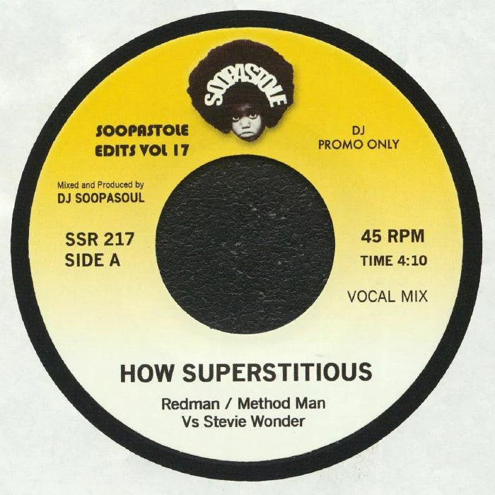 Redman, Method Man, Stevie Wonder - HOW SUPERSTITIOUS - 7" Last 1