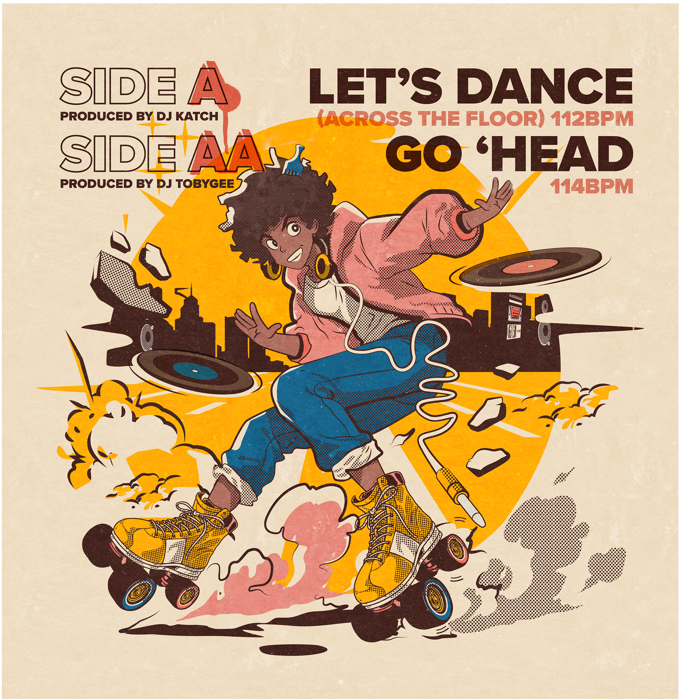 Take Fingz 07 - Let's Dance - DJ KATCH / Go 'Head - DJ TOBY GEE - 7"