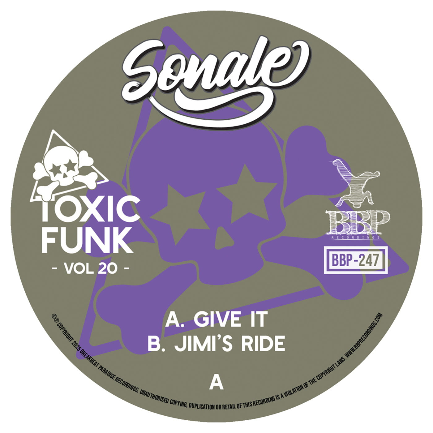 Toxic Funk Vol. 20 - Sonale - Breakbeat Paradise - 7" - Last 1