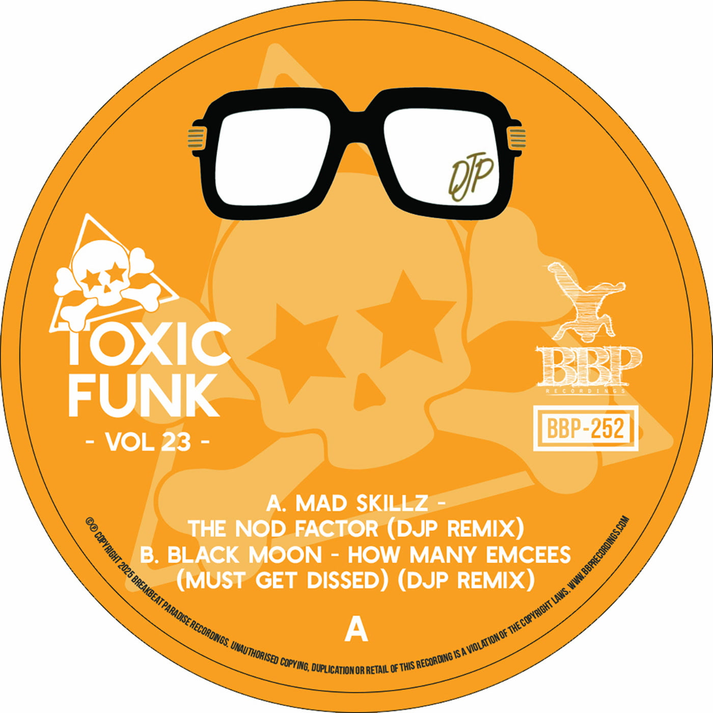 Toxic Funk Vol. 23 - DJP - Breakbeat Paradise  - 7"