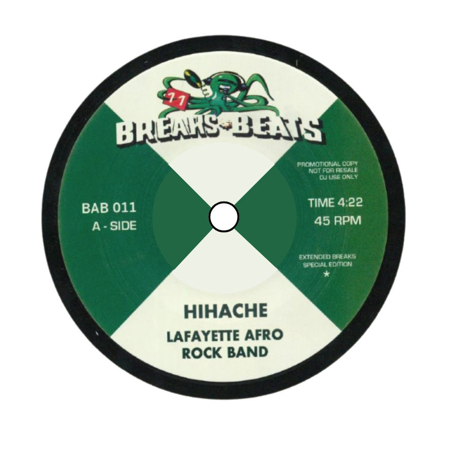 Pre Order - Hihache - Lafeyette Afro Rock Band - HIHACHE / Sing Sing - Gaz - 7" Last 4