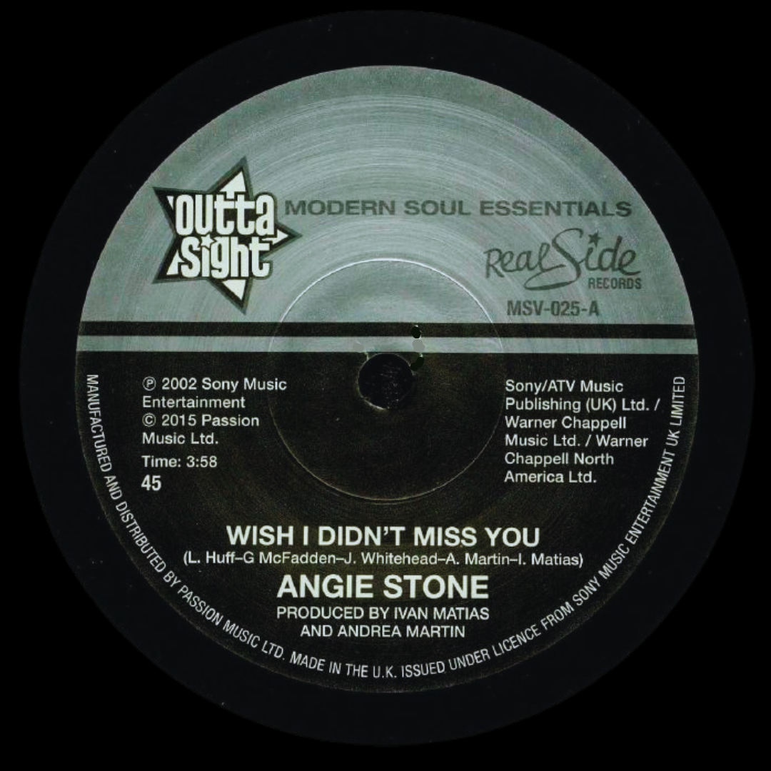 Angie Stone - I Wish I Didn't Miss You / Remix - 7"