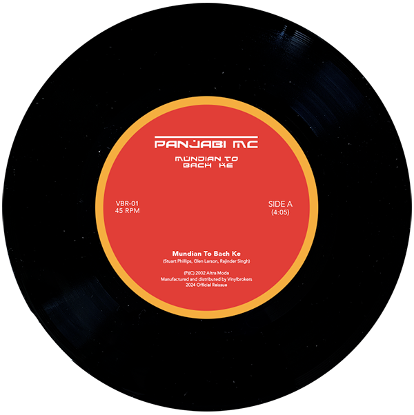 Pre Order - PANJABI MC - Mundian To Bach Ke / BEWARE OF THE BOYZ feat. JAY-Z  - 7" Last 1