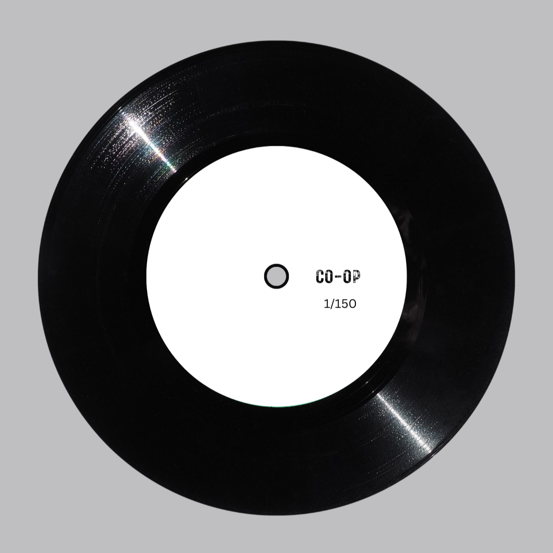 Pre Order - CO-OP - Smooth Co-Operator / Dream Alchemy -  7" LTD WHITE LABEL