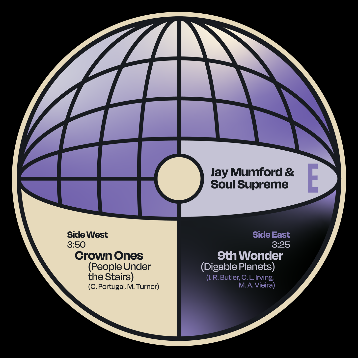 Pre Order - 9th Wonder / Crown Ones - Soul Supreme & Jay Mumford - Soul Supreme Records - 7"