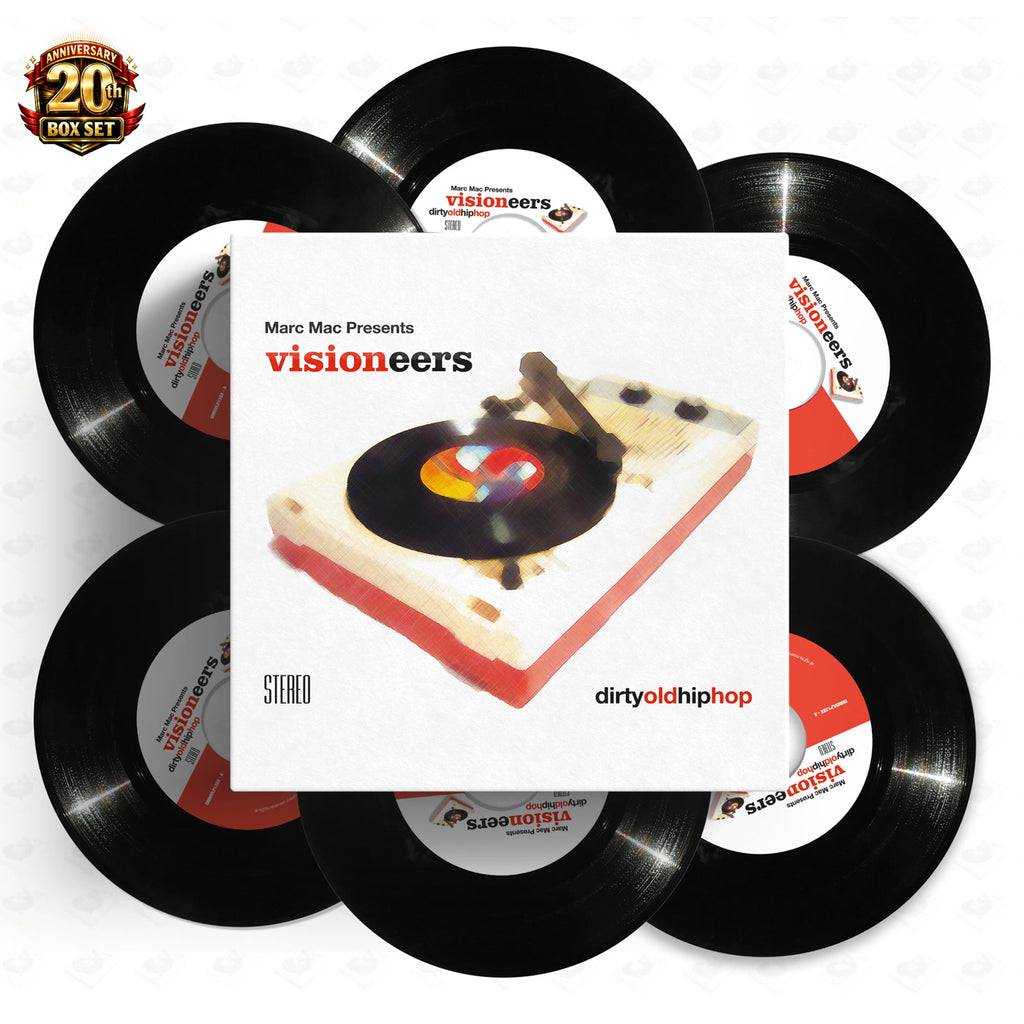 Dirty Old Hip Hop - Visioneers - Omniverse Records  - 6 x 7" Boxset