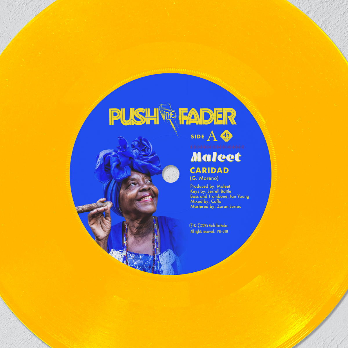 Caridad / Osain's Groove - Maleet - Push The Fader - 7″ Yellow - Last 3