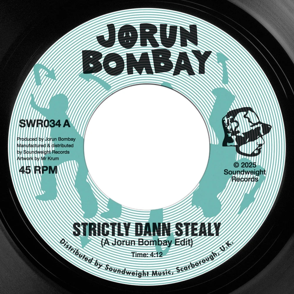 Jorun Bombay - Strictly Dann Stealy / Whole Grain O's (Blk) - 7" - Last 1