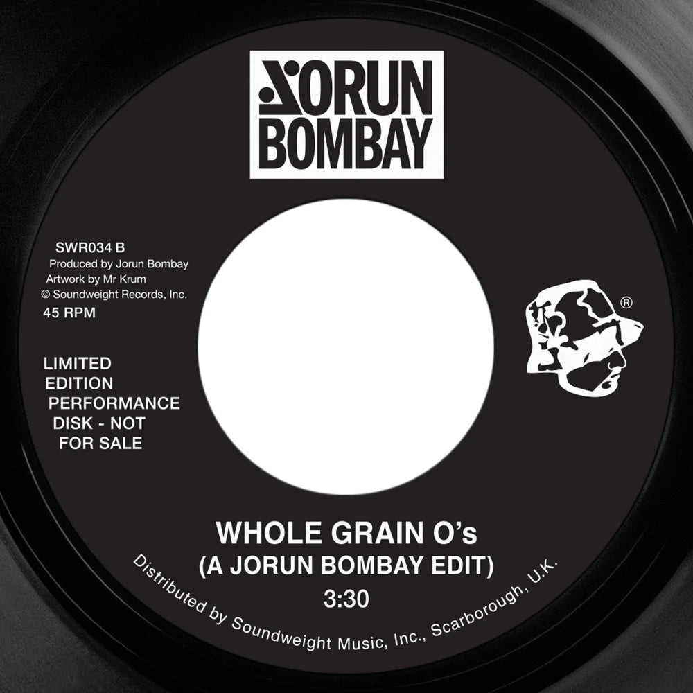 Jorun Bombay - Strictly Dann Stealy / Whole Grain O's (Blk) - 7" - Last 1