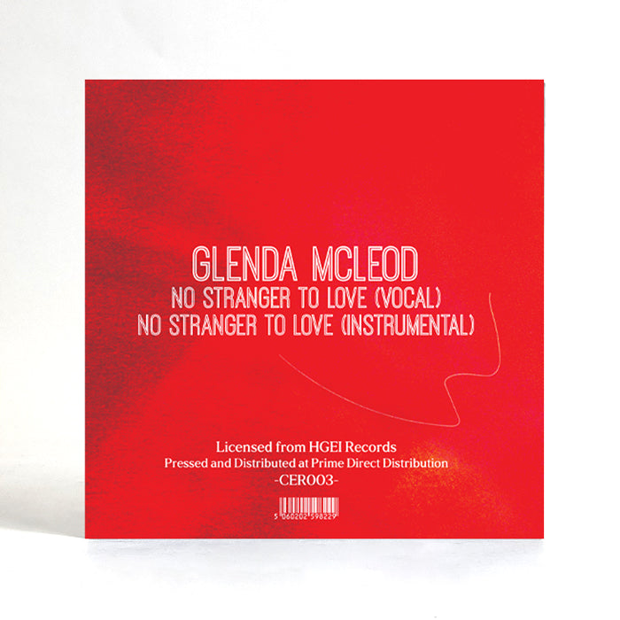 CER003 - Glenda Mcleod - No Stranger To Love - Celestial Echo -  7" Single - Last 3