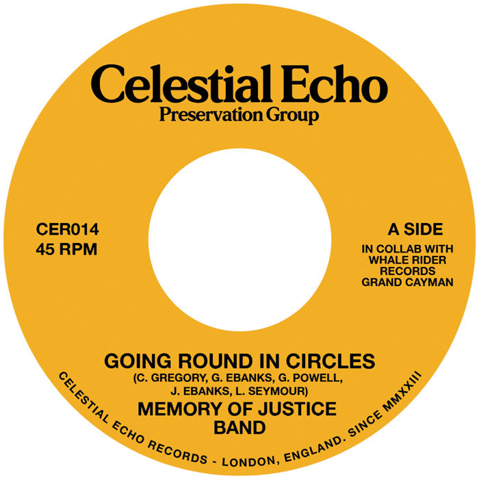 Memory Of Justice Band - Going Round In Circles - Celestial Echo - 7"