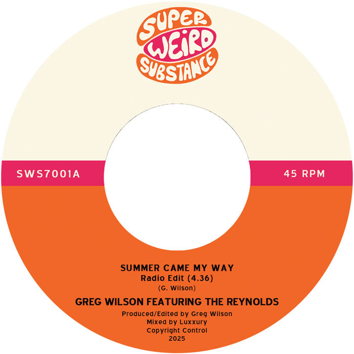 Greg Wilson Feat. The Reynolds - Summer Came My Way - 7" Last 1