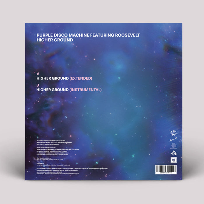 Purple Disco Machine - Feat. Roosevelt - Higher Ground - 12" Last 1
