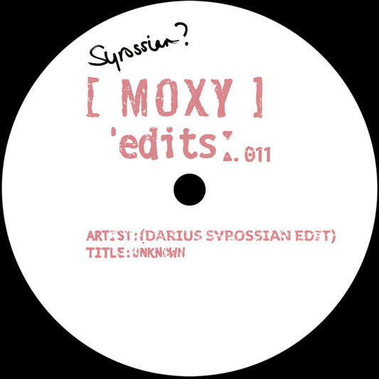 Pre Order - Moxy - Moxy Edits 11 & 12 - 12" - Last 1