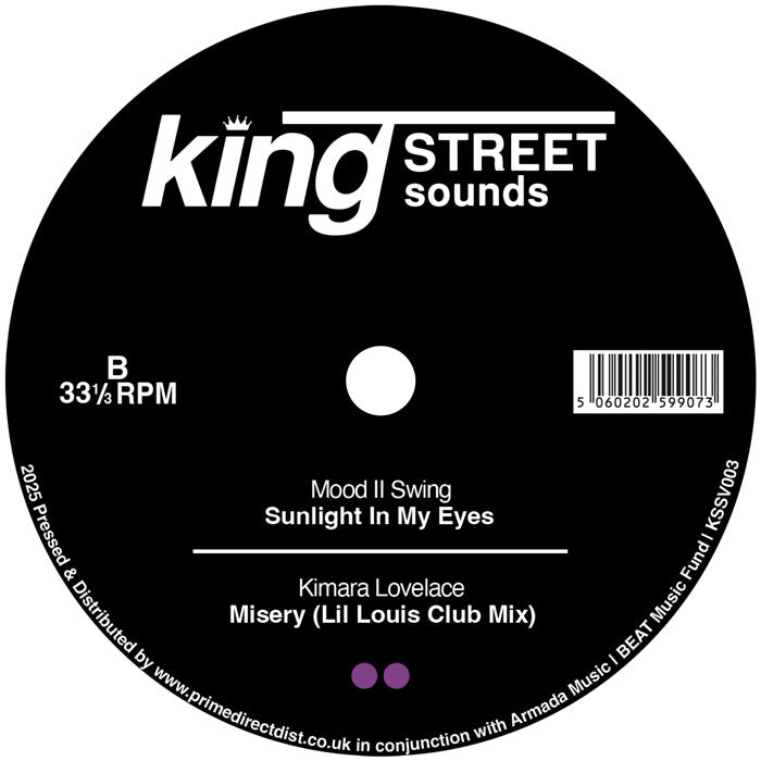 King Street Sounds Sampler Vol. 2 - Dennis Ferrer / Lil’ Louis / Mood II Swing / Kimara Lovelace - 12" Last 3