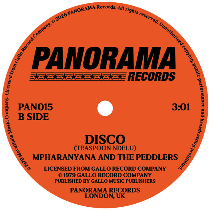 Pre Order - Mpharanyana And The Cannibals / Mp. And The Peddlers - Get Down / Disco - 7"