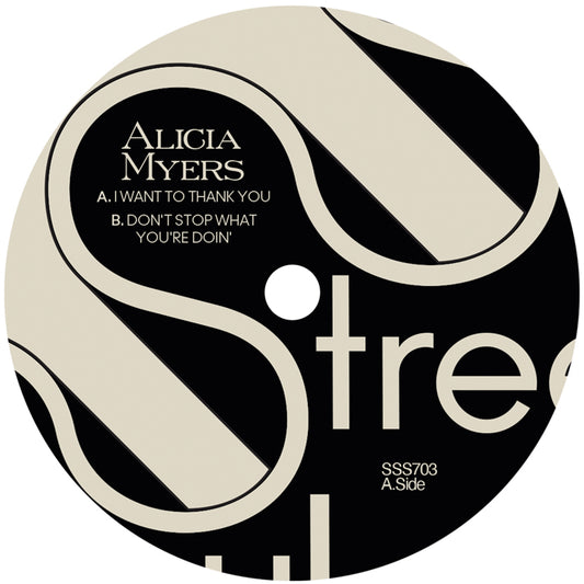 Pre Order - Alicia Myers - I Want To Thank You / Don't Stop What You're Doin'  - 7" Last 1