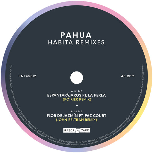Pre Order - Pahua Habita - Remixes - RAZOR-N-TAPE 45 - 7"