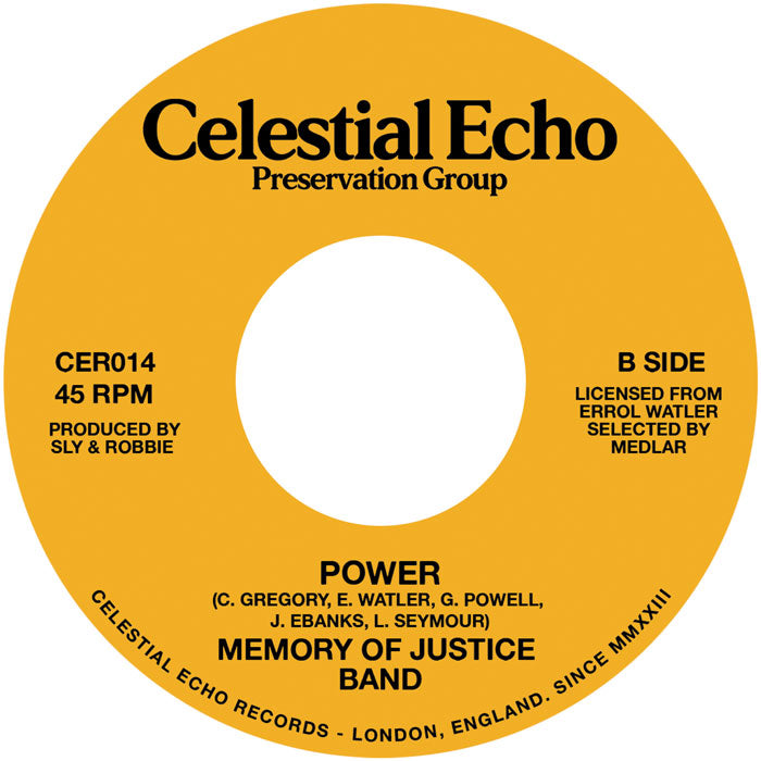 Memory Of Justice Band - Going Round In Circles - Celestial Echo - 7"