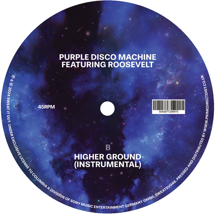 Purple Disco Machine - Feat. Roosevelt - Higher Ground - 12" Last 1
