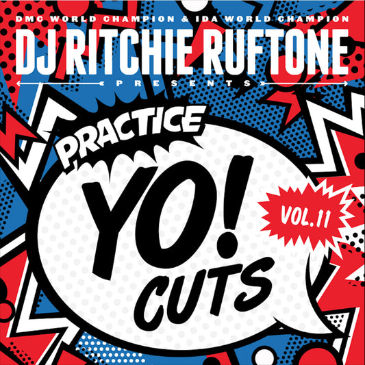 Pre Order - DJ RICHIE RUFFTONE - PRACTICE YO! CUTS V11 - 7" BLUE