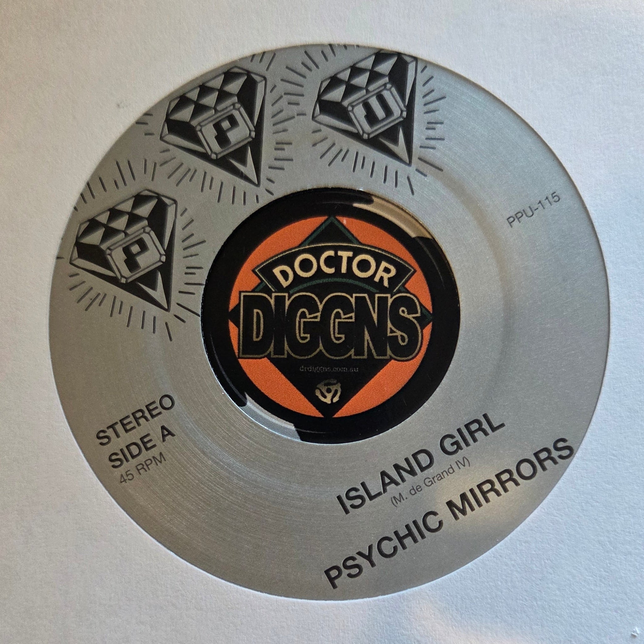 PSYCHIC MIRRORS - Island Girl / Shock Treatment - 7" Last 1