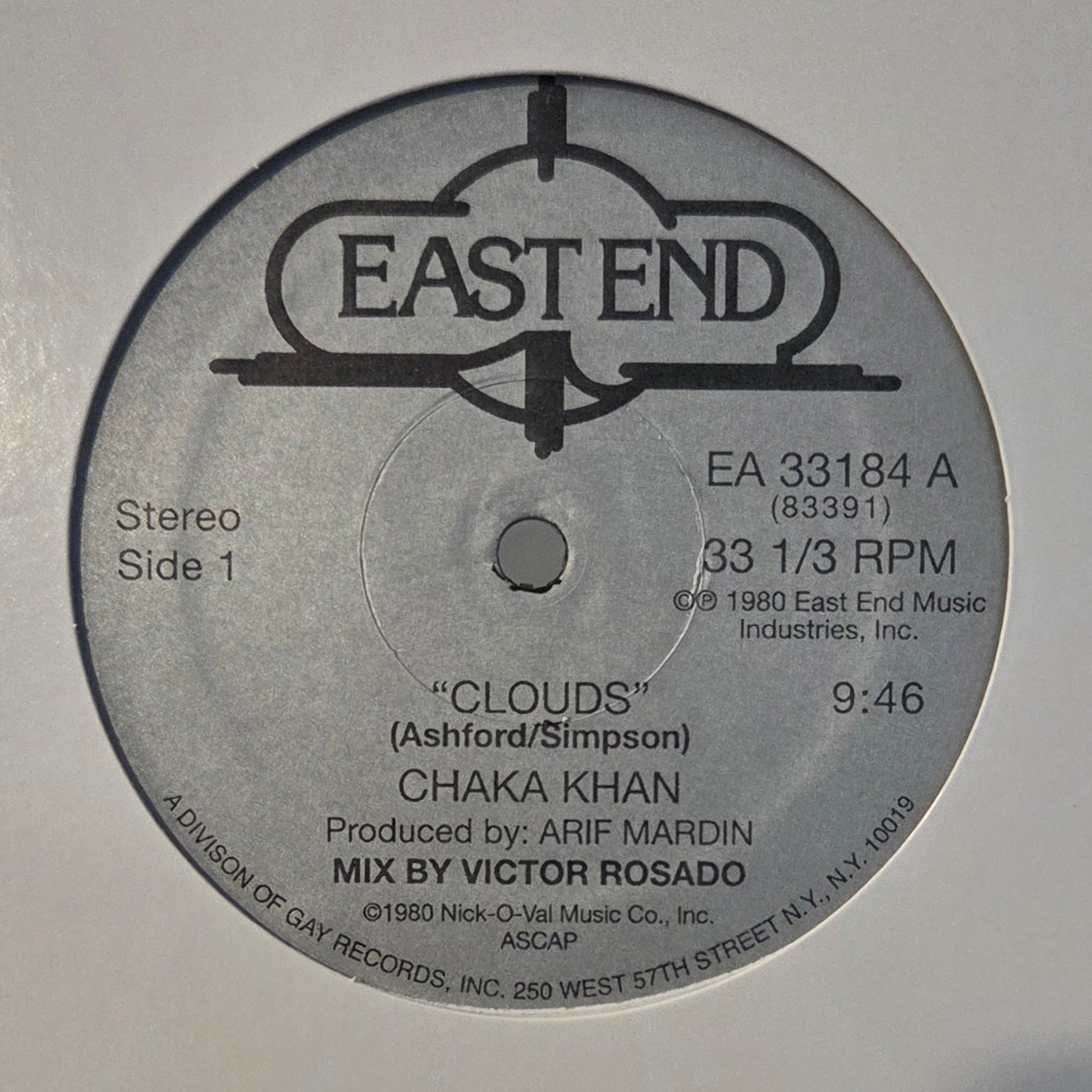 CHAKA KHAN - Clouds - East End US - 12" - Last 1