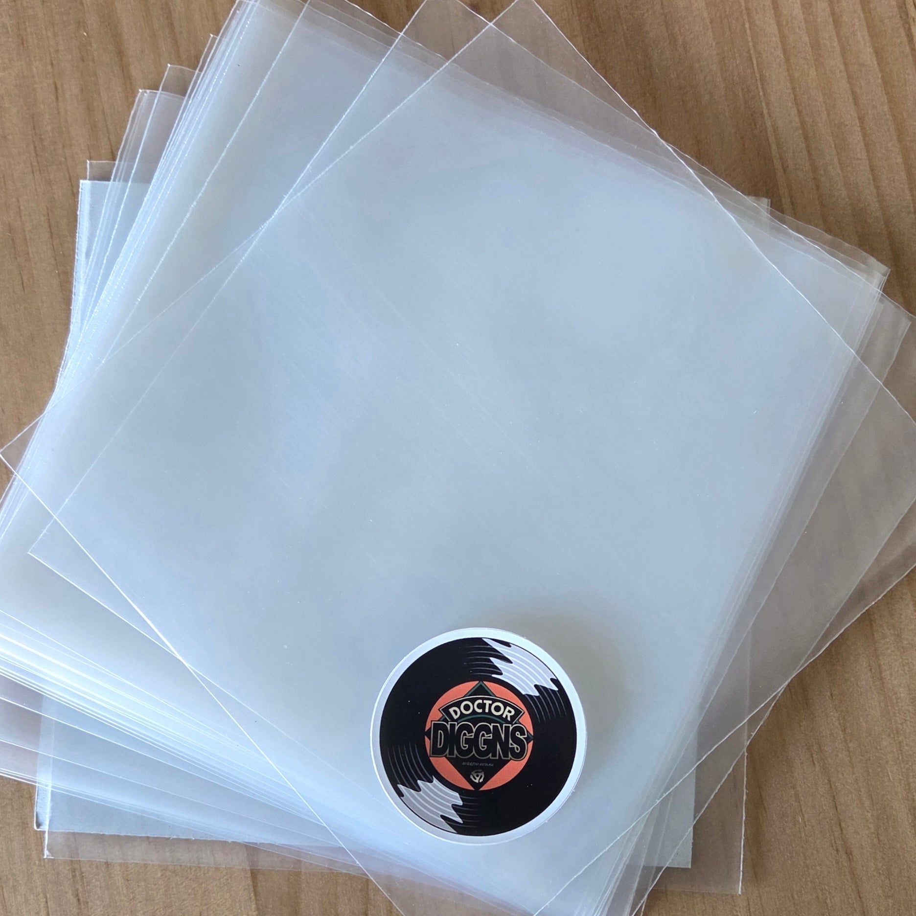 20 pack Plastic 7inch Outer Sleeves