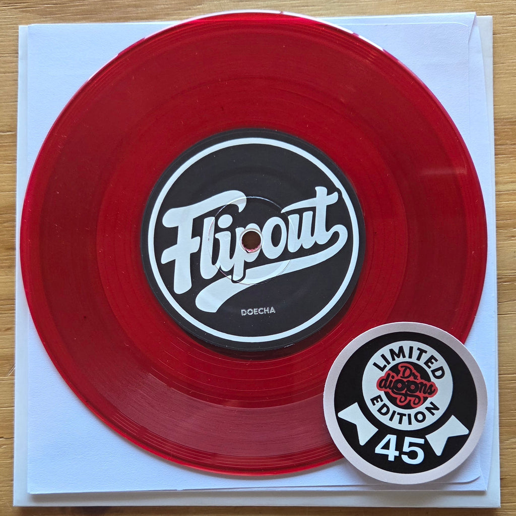 Dr's signature series 01 - FLIPOUT - Polka Dot Rock / Doecha - 7" RED