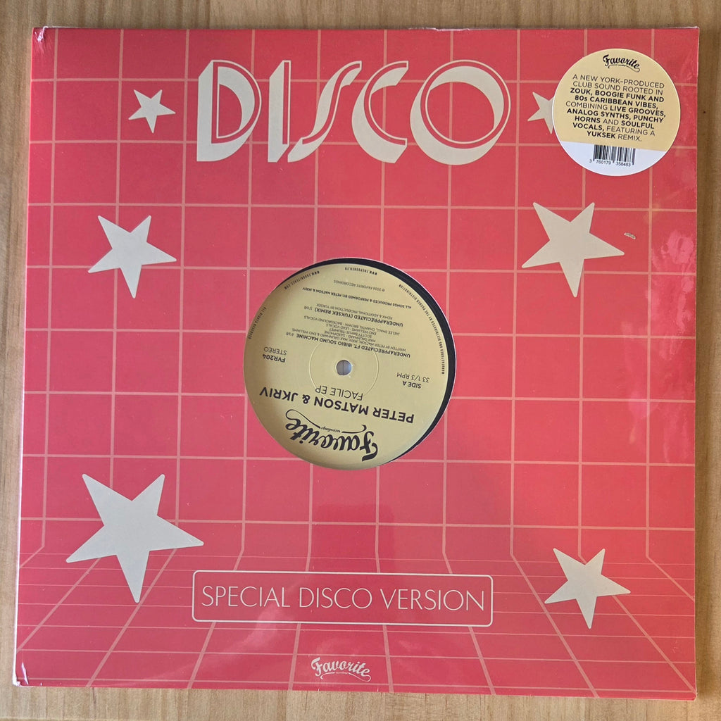 Peter MATSON & JKRIV Facile EP - Favorite France - 12" - Last 1