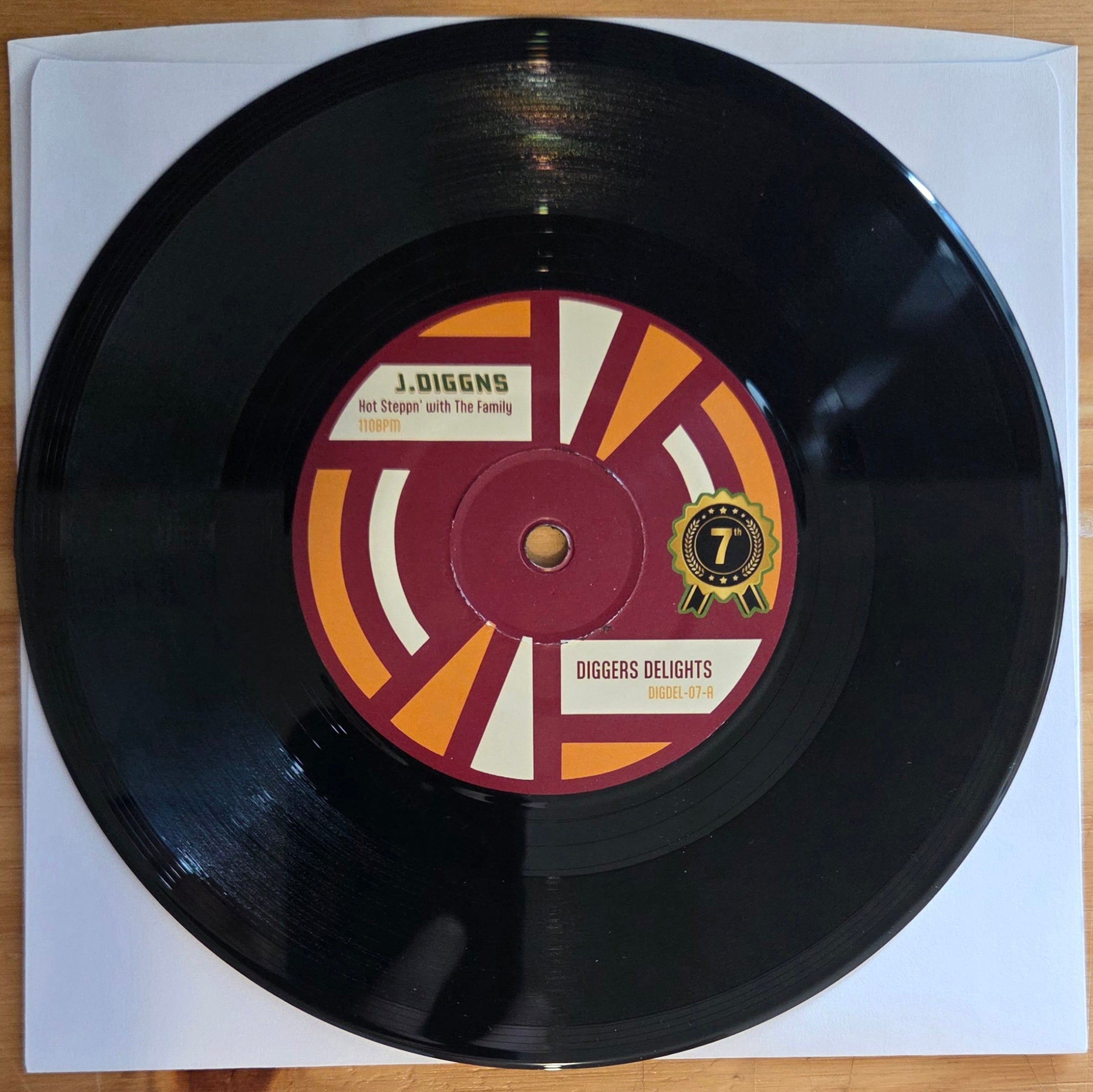 Diggers Delights 07 - J.Diggns / The S-man - 7" BLK