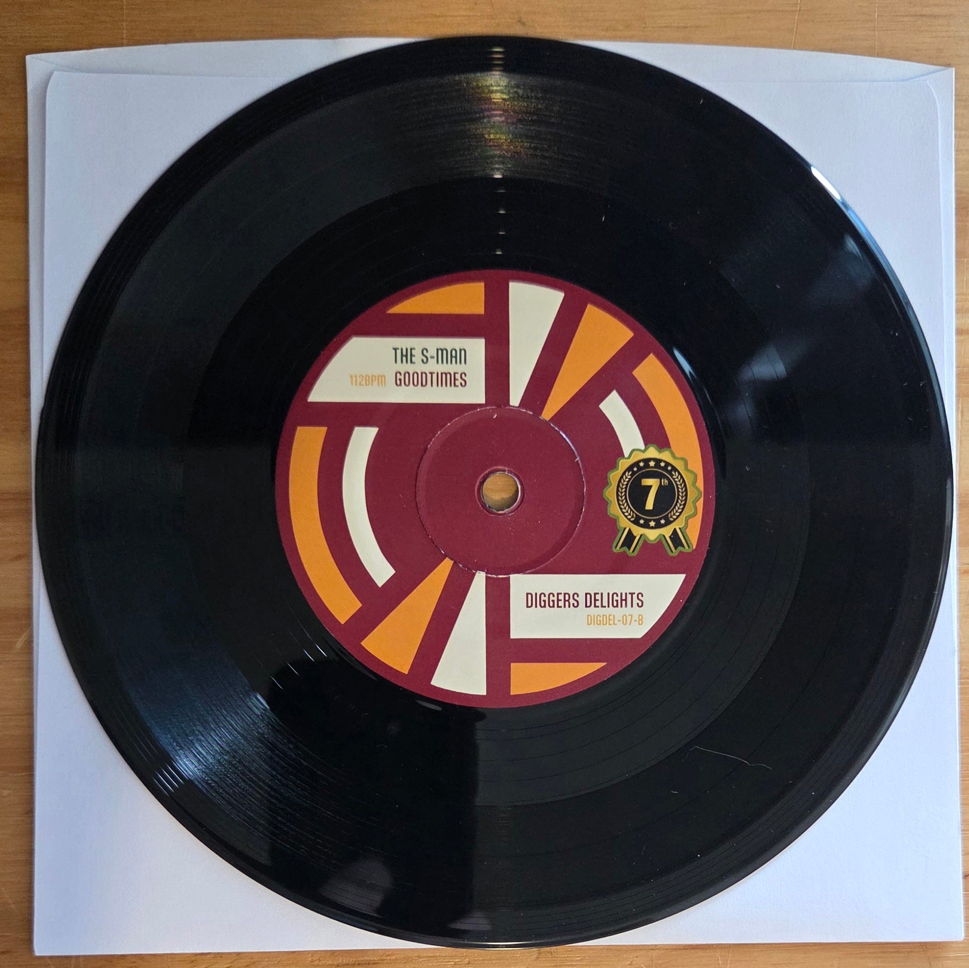 Diggers Delights 07 - J.Diggns / The S-man - 7" BLK
