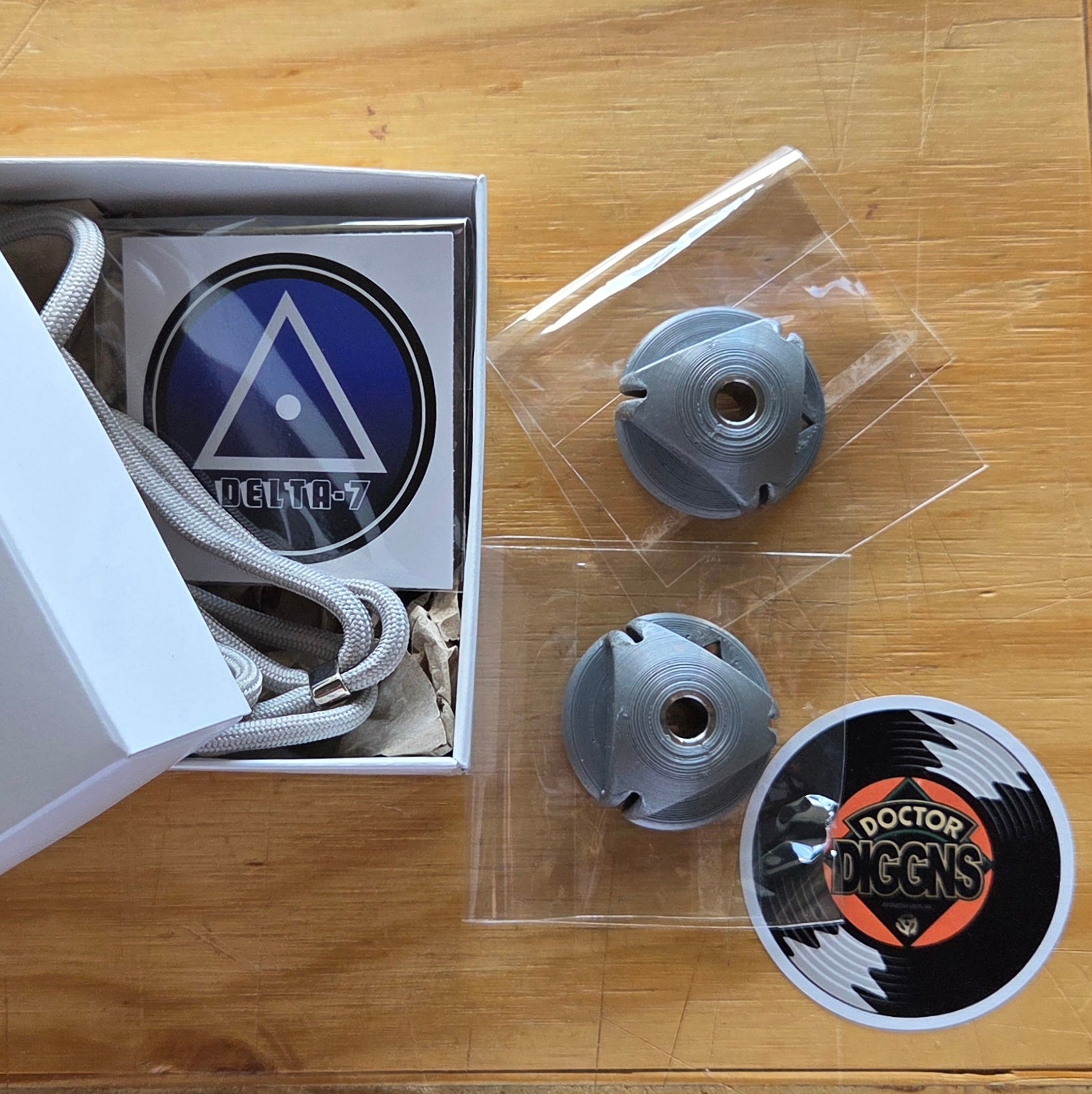 Delta7 - 45 Adapter Set of 2 - SILVER