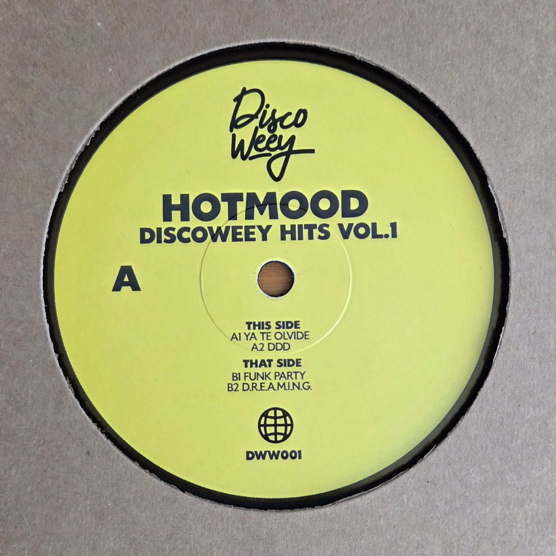 HOTMOOD - Discoweey Hits Vol 1 - 12"