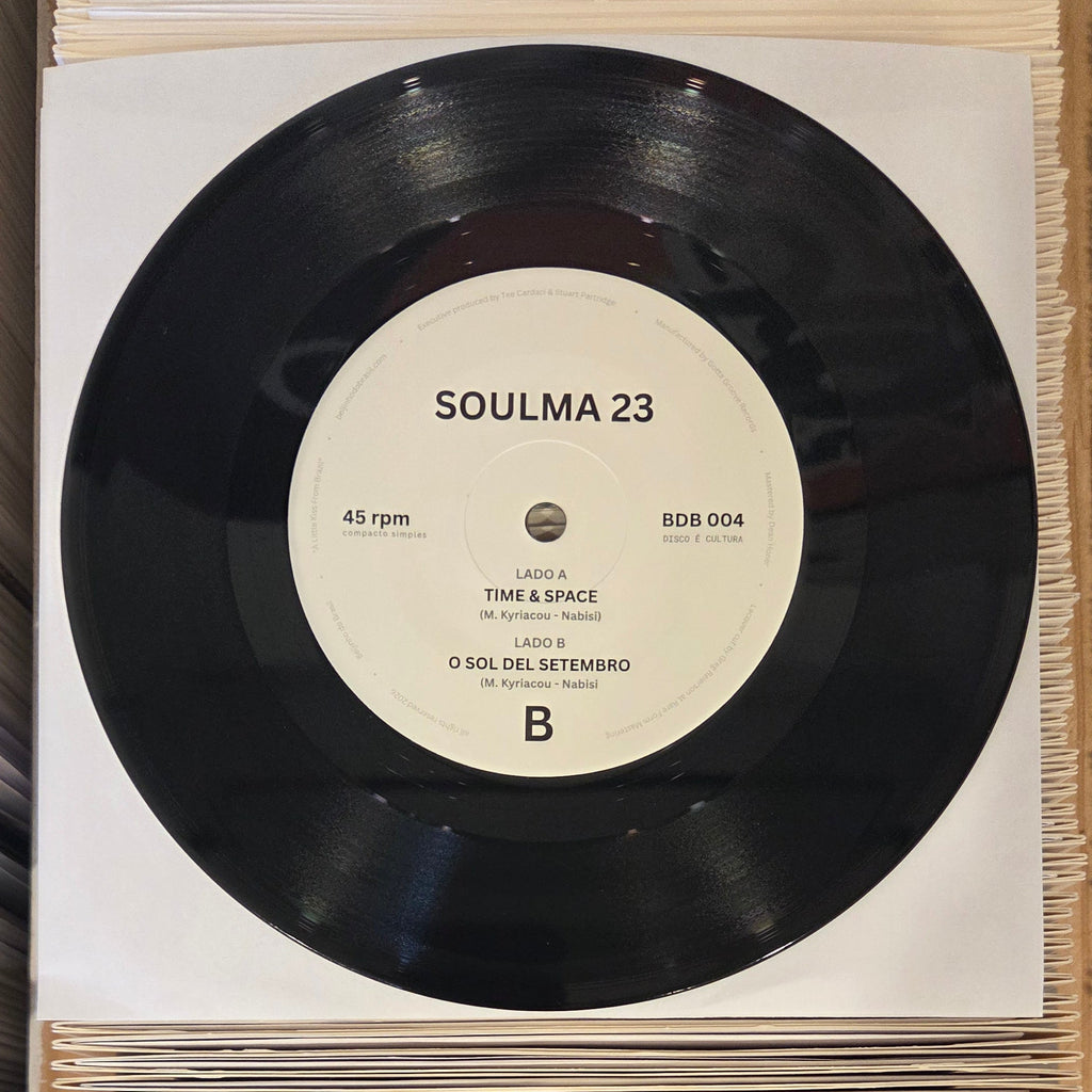 BEIJINHO DO BRAZIL 004 - Soulma 23 - Time & Space / O Sol Del Setembro  - 7"