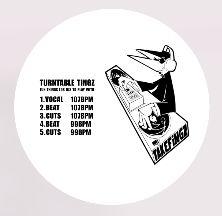 Pre Order - Turntable Tingz 01 - 45 DJ TOOL - 7"