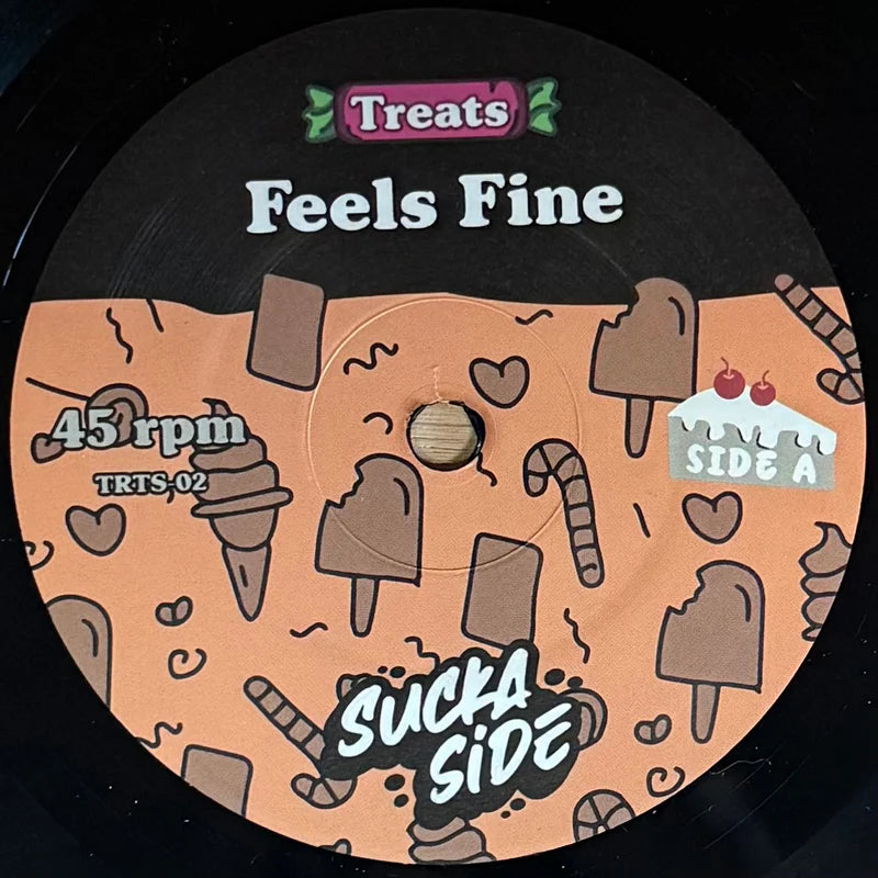 Pre Order - Suckaside - Feels Fine / Parrot Dice - TREATS02 - 7"