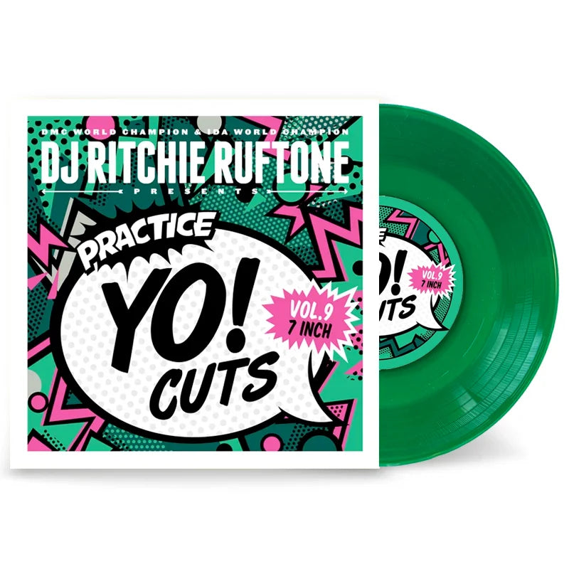 PRACTICE YO CUTS! VOL 9 - GREEN COLOUR - 7" Last 1