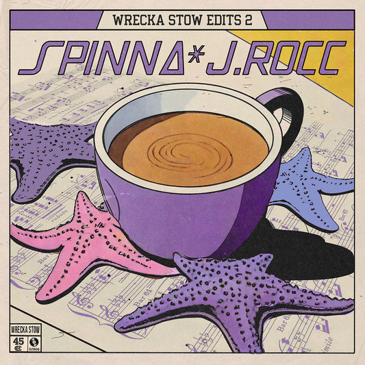 Pre Order - Wrecka Stow Edits #2 - DJ Spinna / DJ J Rocc - 7" LTD Blk