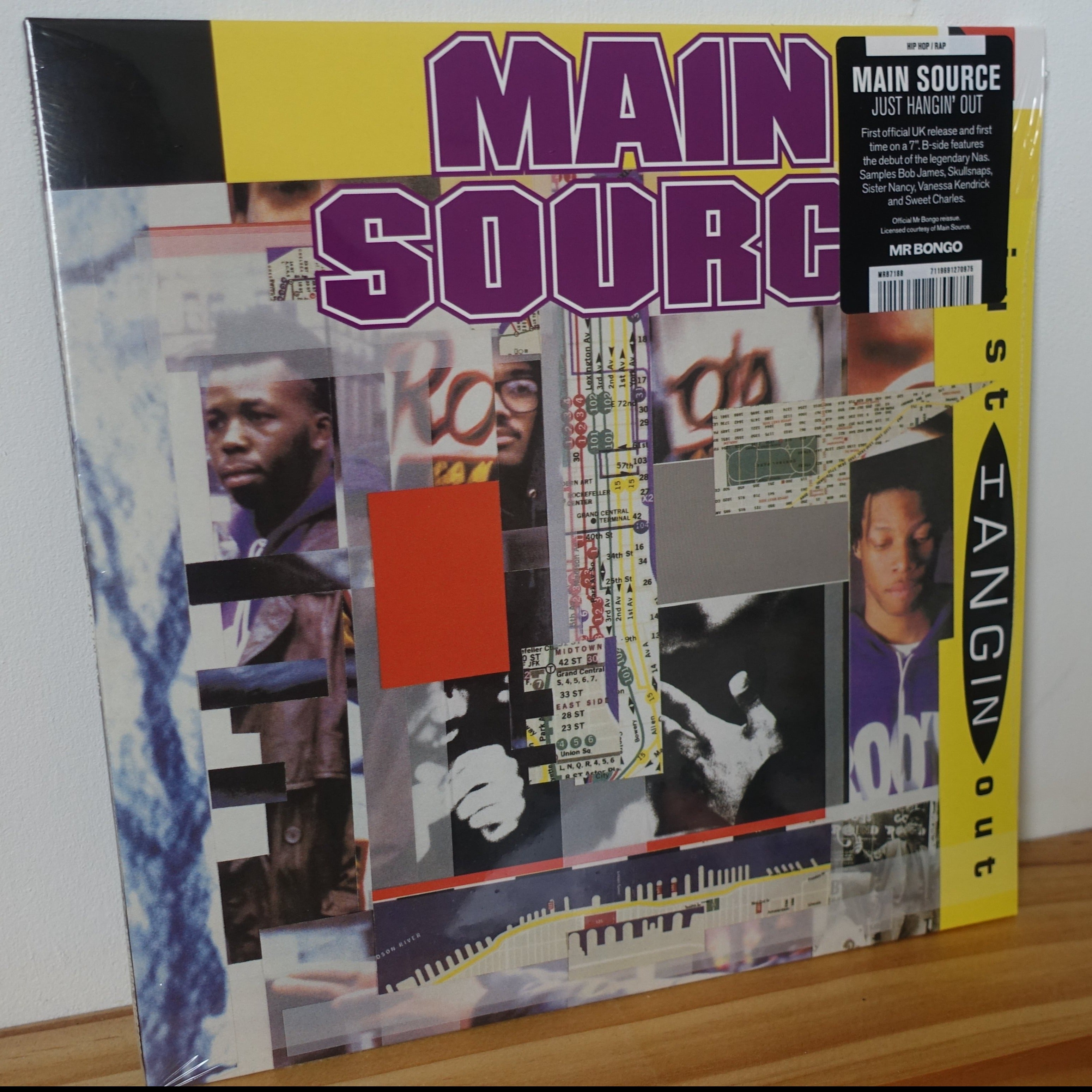 Main Source - Just Hangin' Out / Live At The Barbecue - 7"