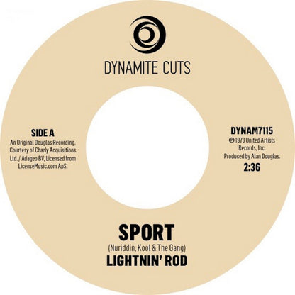 Lightinin' Rod - Sport / Four bitches - 7" Gatefold BLK - Last 1