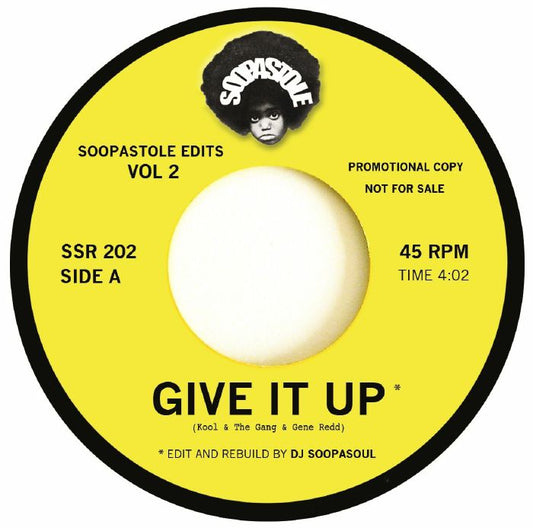 Pre Order - Give It Up / Rock Steady - Soopastole - 7" WHITE