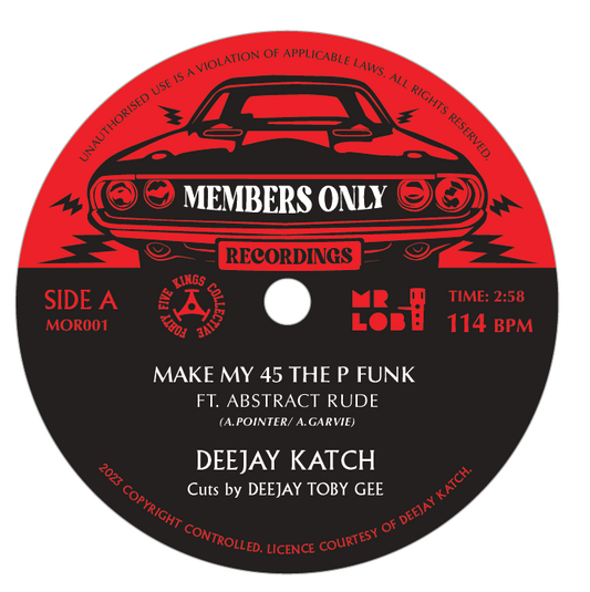 DJ Katch - Make My 45 the P Funk ft. Abstract Rude / Jazz Crimes (Resin dogs 45 mix)- 7″ Last 3