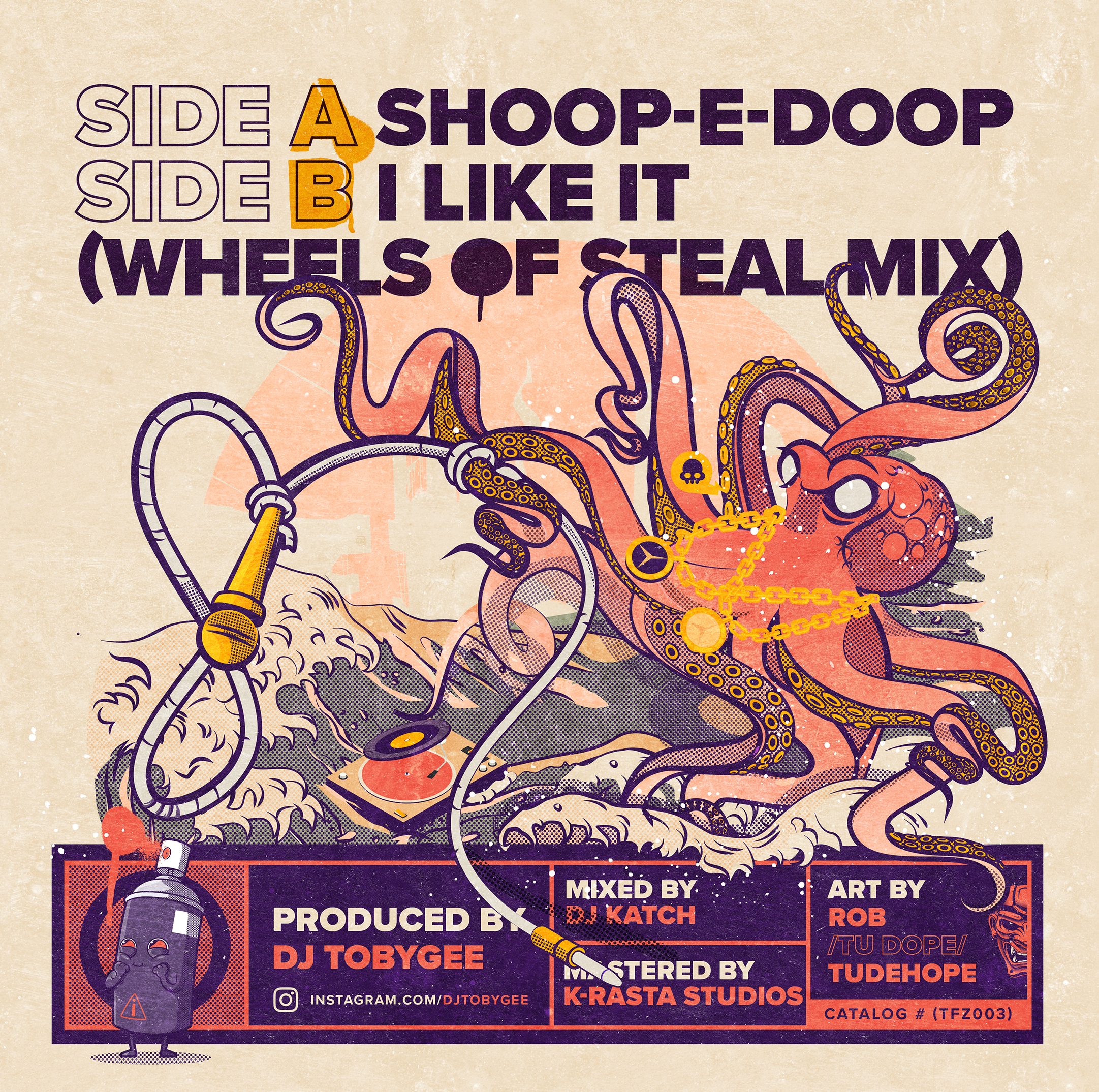 Take Fingz 003 - Toby G - Shoop-E-Doop / I like it  - 7″ - Last 4